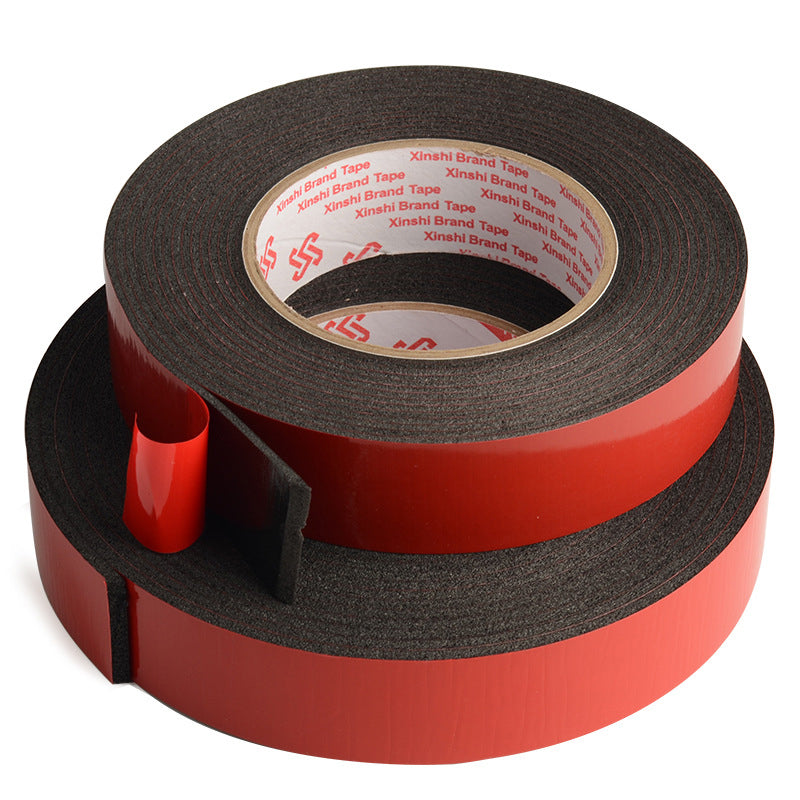 Black sponge double-sided tape