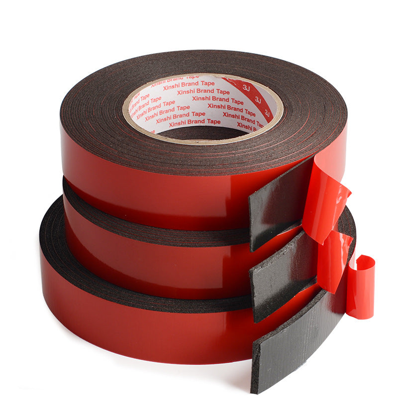 Black sponge double-sided tape