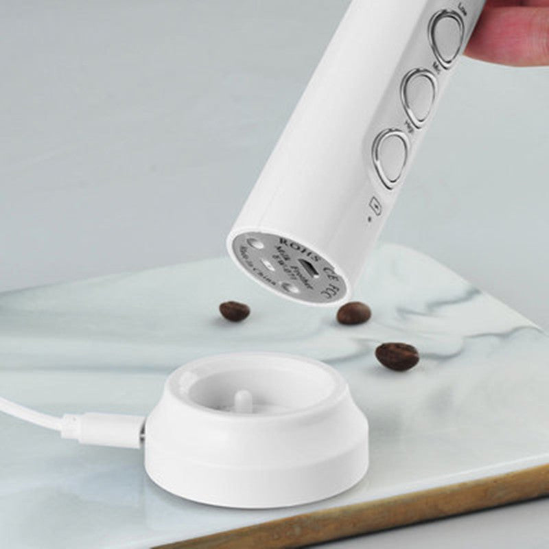 Rechargeable Electric Egg Beater Milk Coffee Tea