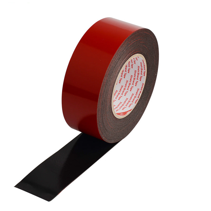 Black sponge double-sided tape