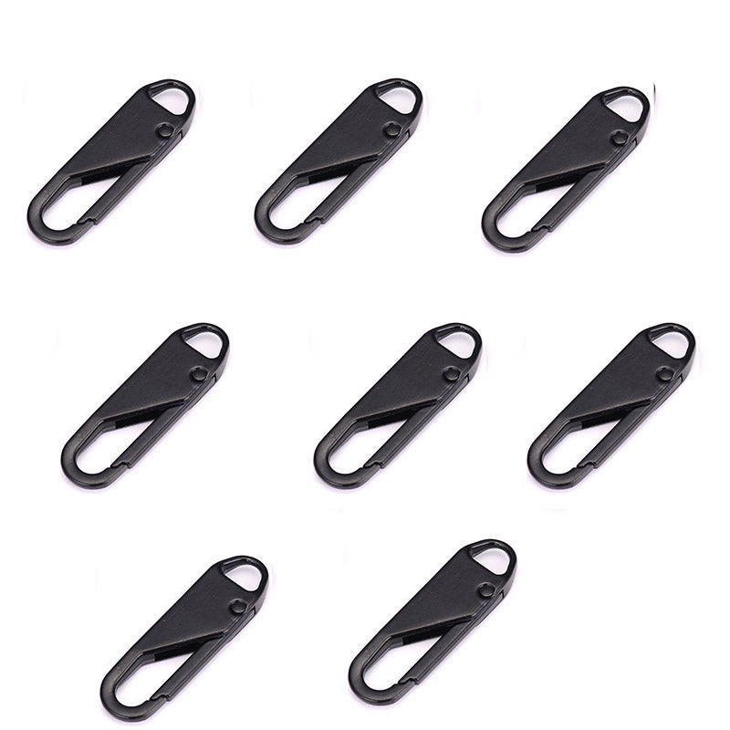 Metal Zipper Replacement Head Detachable Luggage Clothing Free Replacement Of Spring Zipper Buttons