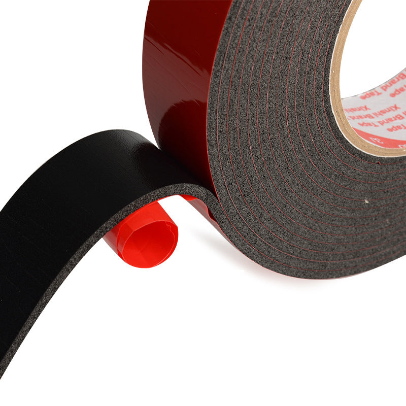 Black sponge double-sided tape