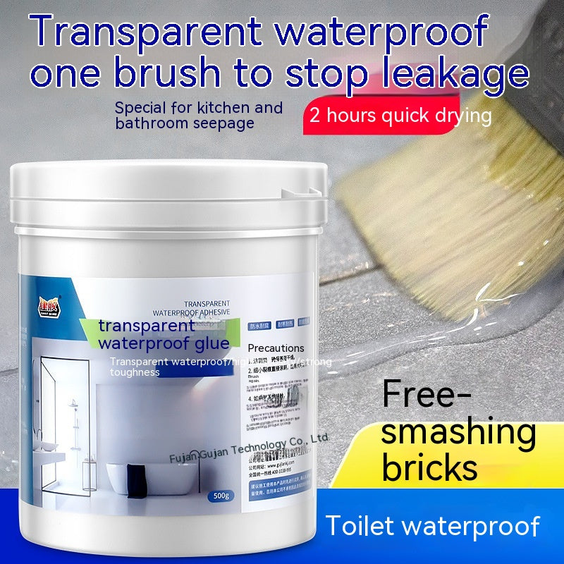 Toilet Water Resistence And Leak Repairing Transparent Waterproof Adhesive