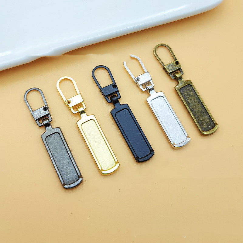 Removable Metal Repair Zipper Buckle Pull Tab