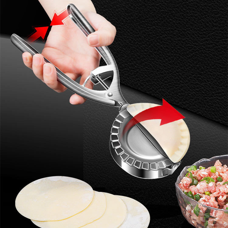 Stainless Steel Pressure Dumpling Wrapper Mold Quick-forming Kitchen Gadgets